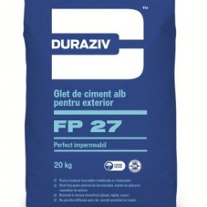 DURAZIV FP 27 Glet De Ciment Alb Pentru Exterior